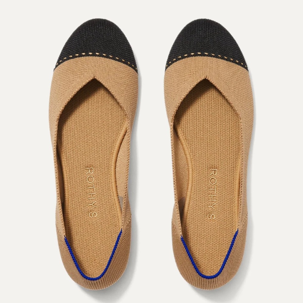 Rothy's cap toe flats